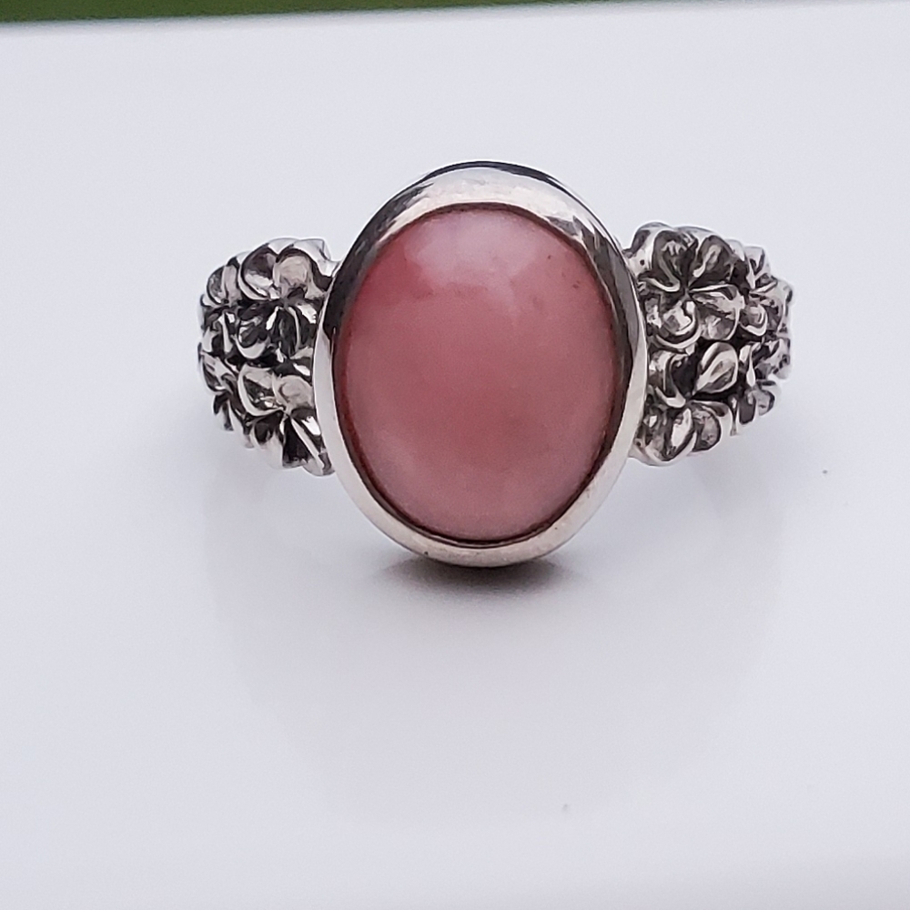 Peruvian Pink Opal Ring